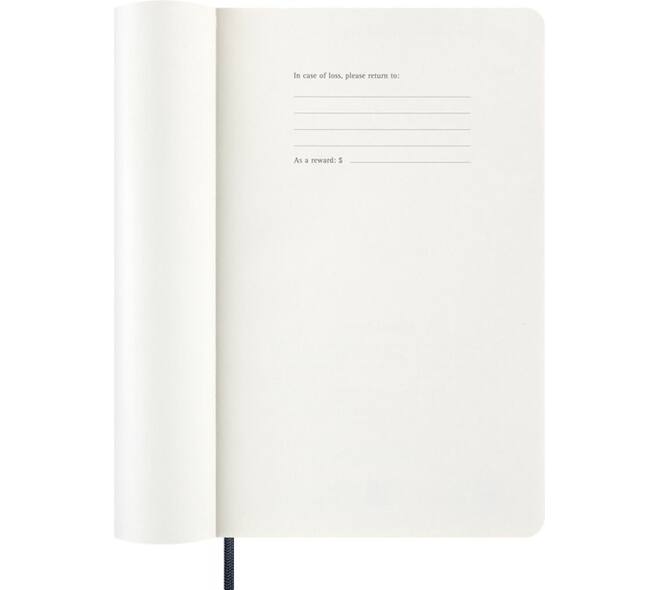 Agenda 2027 Moleskine 12M Planner Weekly 7dagen/1pagina large sc sapphire blue