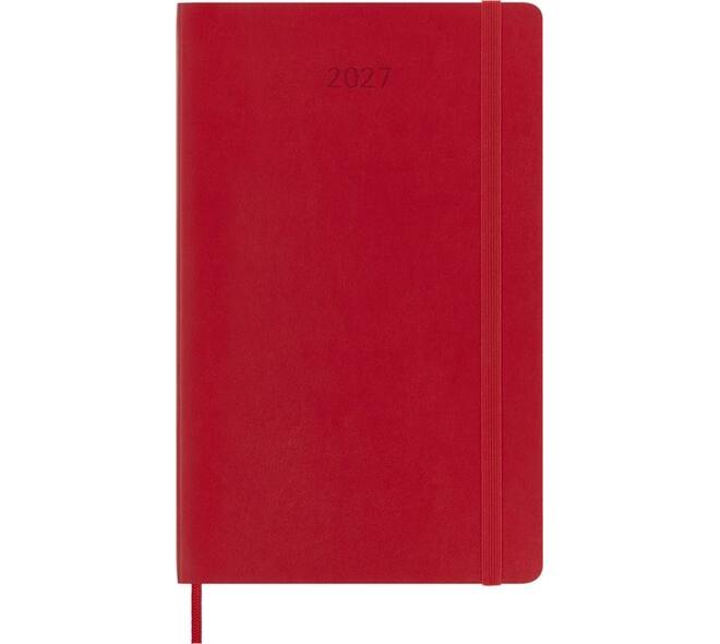 Agenda 2027 Moleskine 12M Planner Weekly 7dagen/1pagina large sc scarlet red