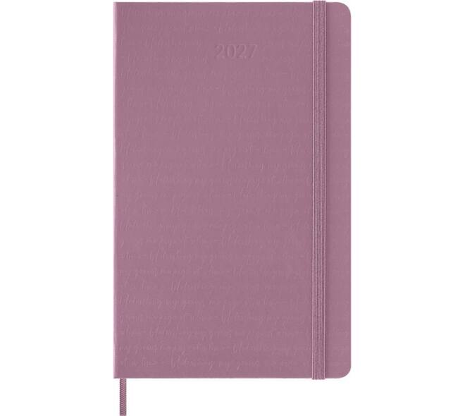 Agenda 2027 Moleskine 12M Planner Daily 1dag/1pagina large hc majestic pink