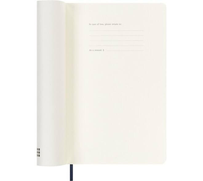 Agenda 2027 Moleskine 18M Planner Weekly 7dagen/1pagina large sc sapphire blue