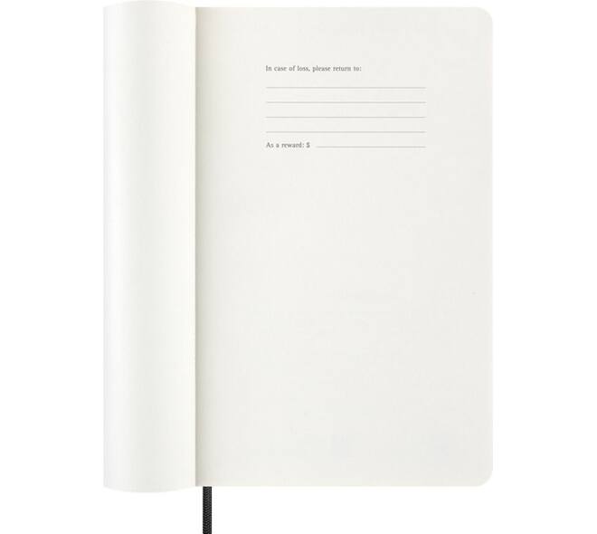 Agenda 2027 Moleskine 12M Planner Weekly 7dagen/1pagina large sc black
