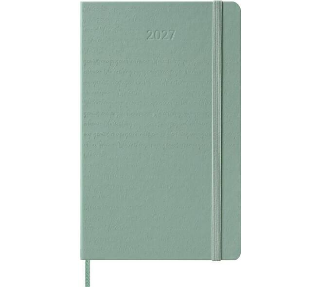 Agenda 2027 Moleskine 12M Planner Weekly 7dagen/1pagina large hc sage green