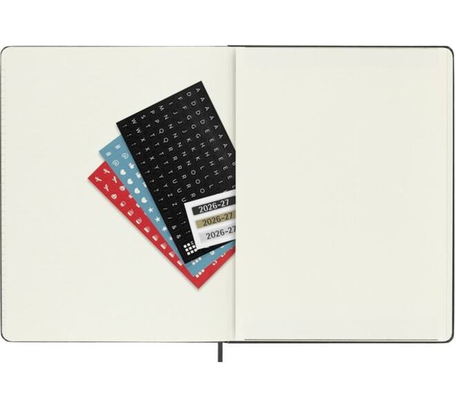 Agenda 2027 Moleskine 18M Planner Weekly 7dagen/1pagina xl hc black