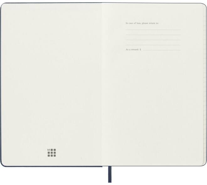 Agenda 2027 Moleskine 18M Planner Weekly 7dagen/1pagina large hc sapphire blue