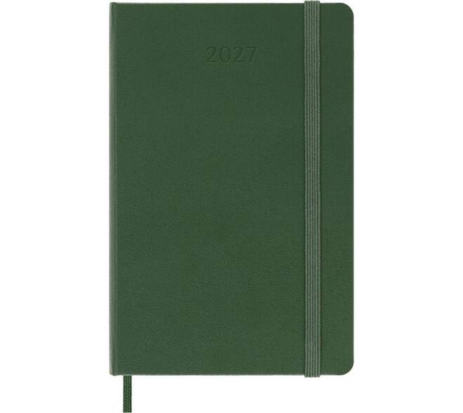 Agenda 2027 Moleskine 12M Planner Weekly 7dagen/1pagina pocket hc myrtle green
