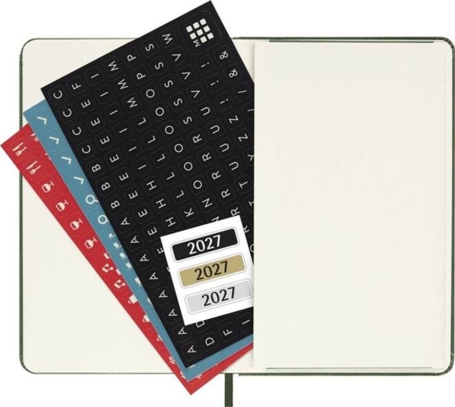 Agenda 2027 Moleskine 12M Planner Weekly 7dagen/1pagina pocket hc myrtle green