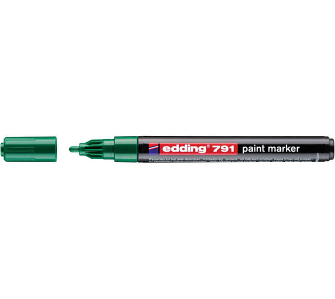 Paintmarker edding 791 op alcoholbasis 1-2mm groen