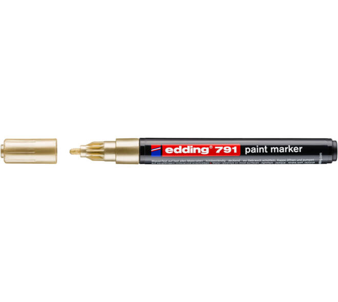 Paintmarker edding 791 op alcoholbasis 1-2mm goud