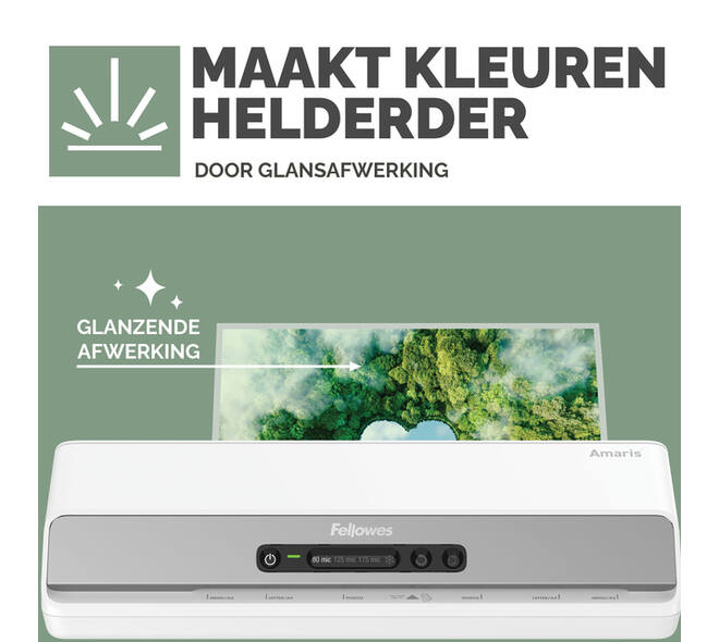 Lamineerhoes Fellowes A3 light 50% gerecycled glans 100stuks