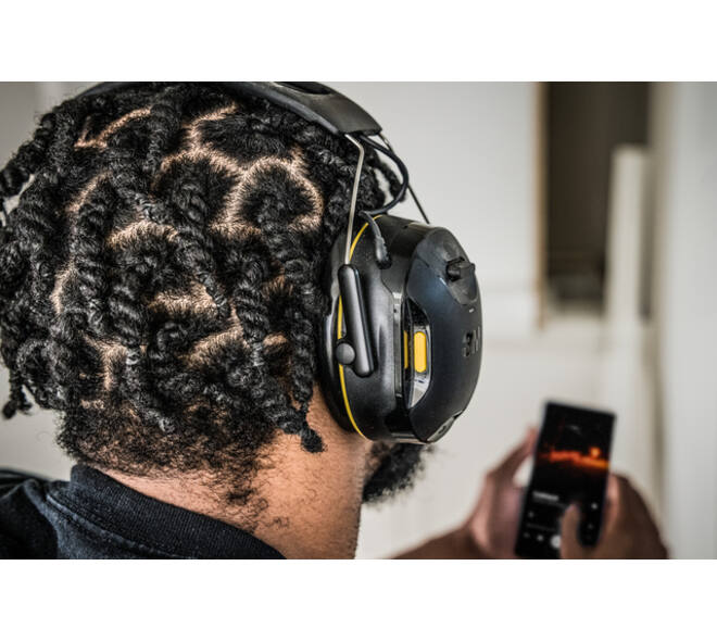 Oorkap 3M WorkTunes Connect Bluetooth 94-110 dB zwart