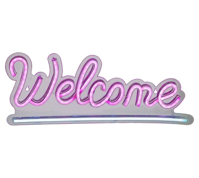 Ledbord Lumineo indoor USB neon Welcome