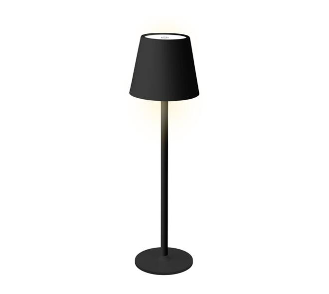 Tafellamp Lumineo led oplaadbaar steady buiten zwart