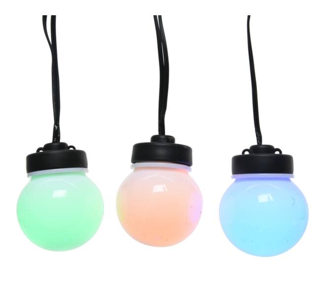Partylight Lumineo led outdoor 20 bollen 950cm assorti