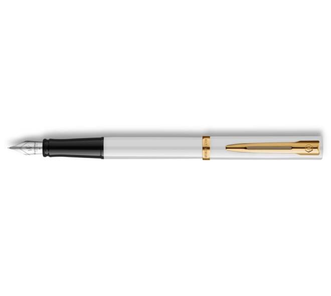 Vulpen Waterman Allure Impression white GT medium