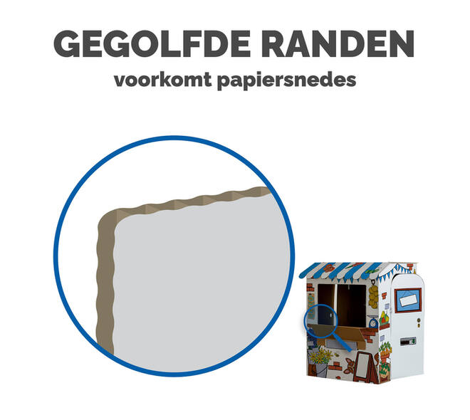 Kartonnen Marktkraam XL Bankers Box Play inkleurbaar