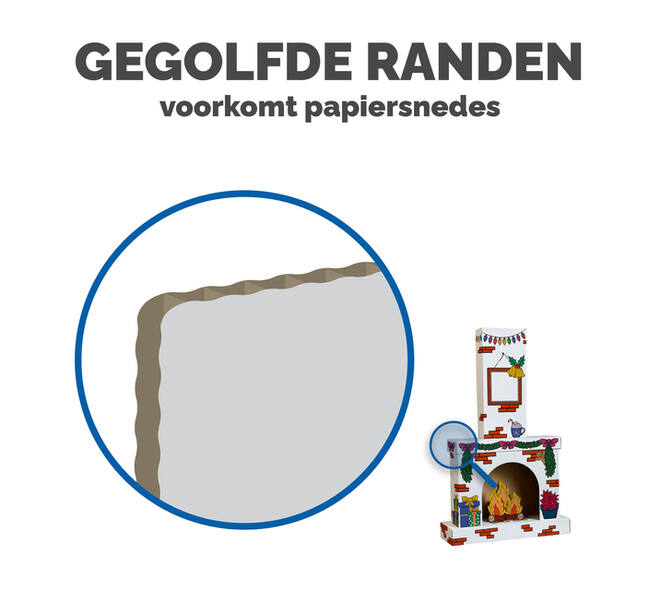 Kartonnen Openhaard XL Bankers Box Play inkleurbaar