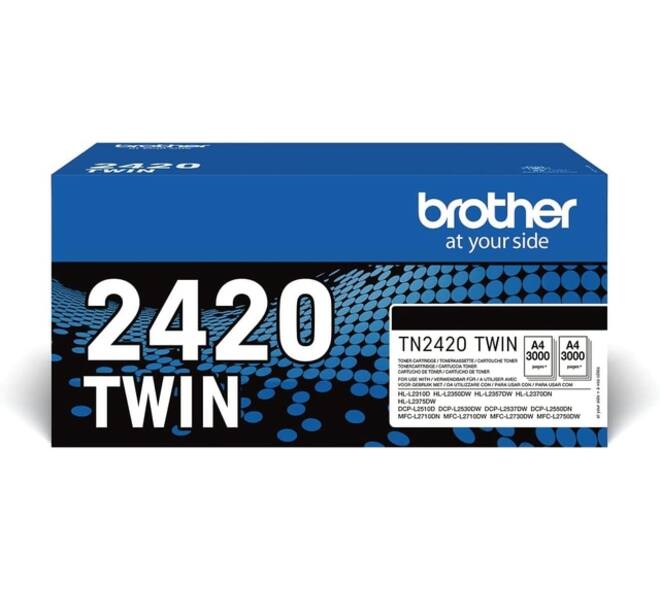 Toner Brother TN-2420TWIN zwart