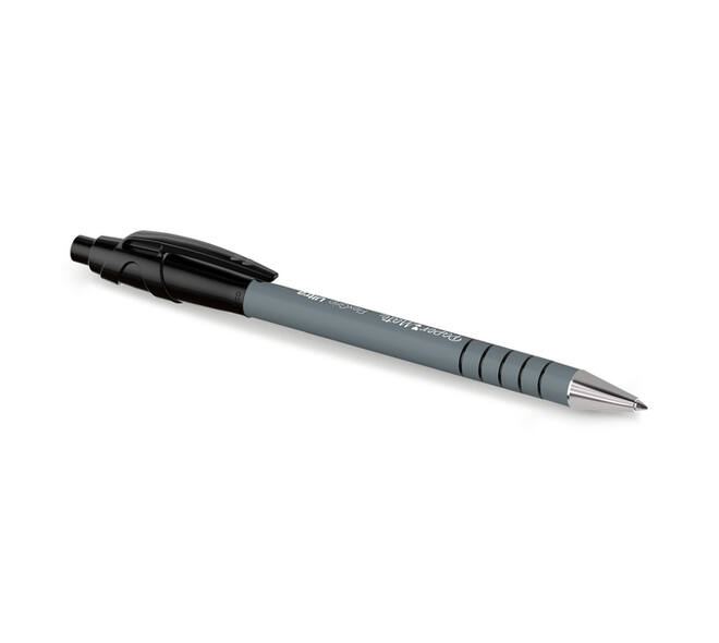 Balpen Paper Mate Flexgrip Ultra medium zwart blister à 5 stuks