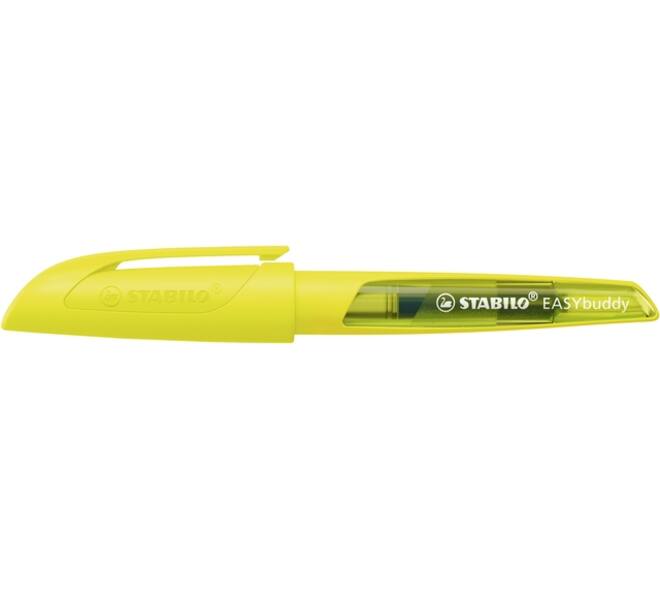 Vulpen STABILO Easybuddy medium neon geel blister à 1 stuk