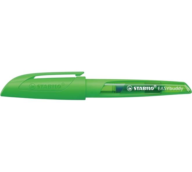 Vulpen STABILO Easybuddy medium neon groen blister à 1 stuk