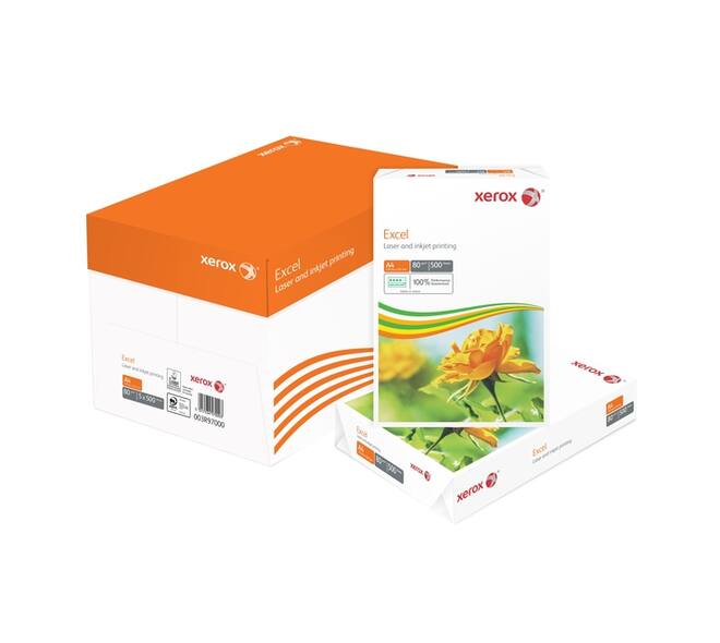 Kopieerpapier Xerox Excel A4 80gr wit 500 vel
