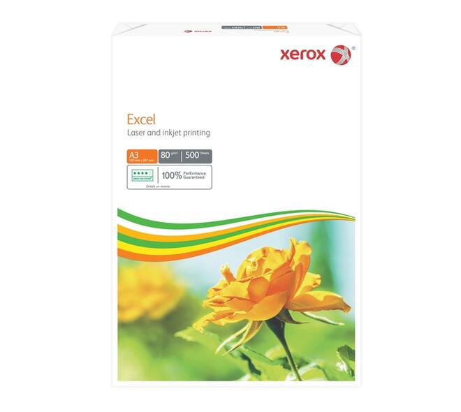 Kopieerpapier Xerox Excel A3 80gr wit 500 vel