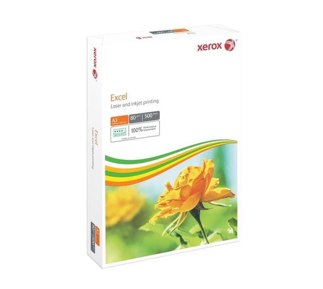 Kopieerpapier Xerox Excel A3 80gr wit 500 vel