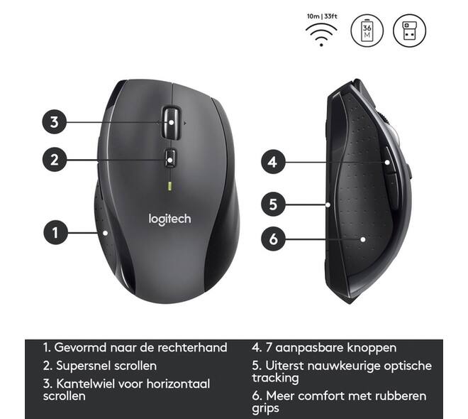 Muis Logitech M705 marathon