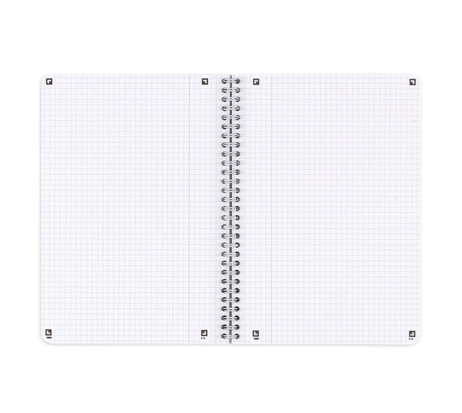 Spiraalblok Oxford Touch B5 geruit 5mm160 pagina's assorti
