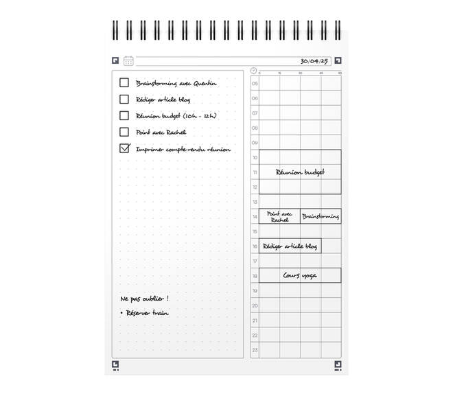 Task Manager Oxford dagplanner A5 70 vel blauw
