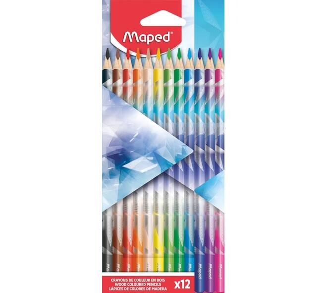 Kleurpotlood Maped Arctic Vibes set à 12 kleuren