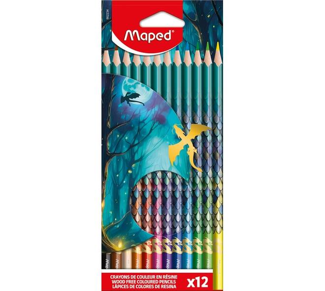 Kleurpotlood Maped Dragon set à 12 kleuren