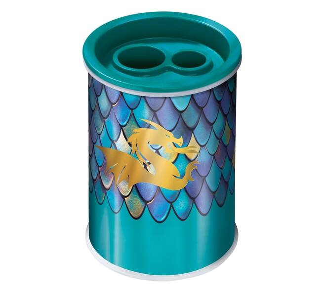 Puntenslijper Maped Dragon 2-gaats display a 18 stuks blauw