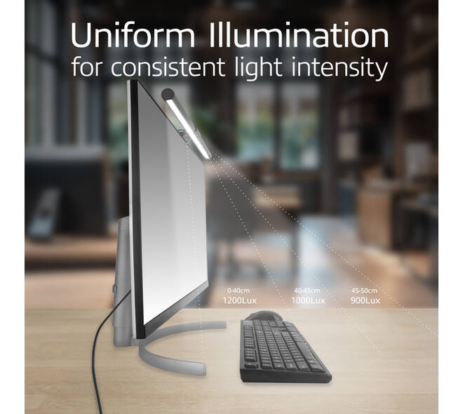 Monitorlamp ACT led dimbaar USB