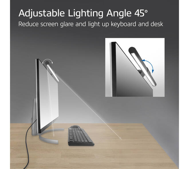 Monitorlamp ACT led dimbaar USB