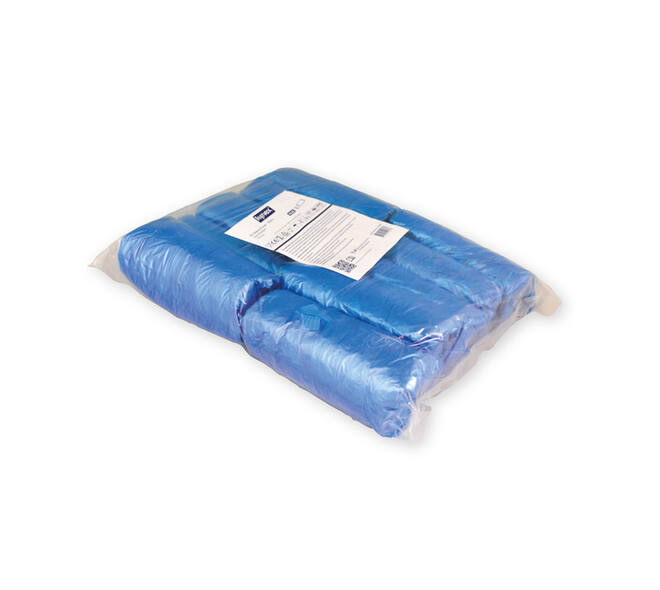 Mouwovertrek Hynex PE blauw 100 stuks