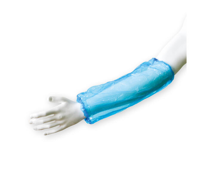 Mouwovertrek Hynex PE blauw 100 stuks