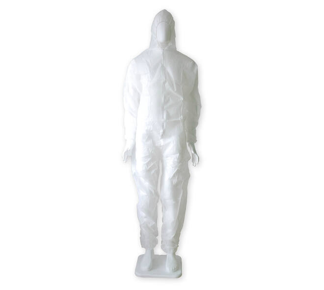 Coverall Hynex non-woven XL wit PP rits