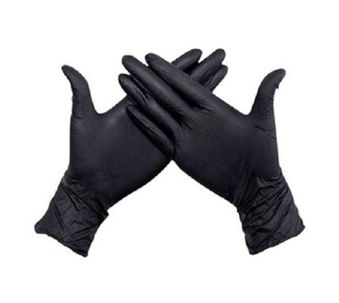 Handschoen Hynex nitril L zwart 5gr extra sterk 100 stuks