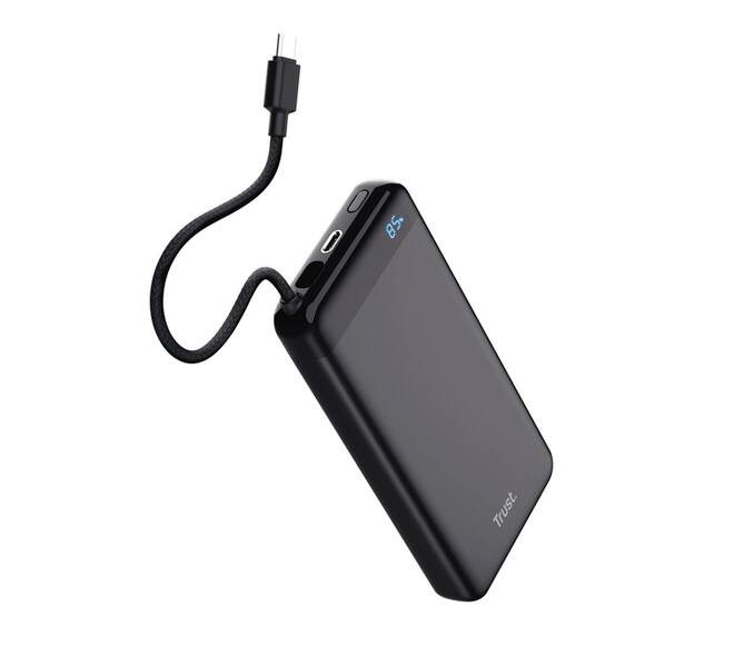 Powerbank Trust Fiera 20.000 met kabel