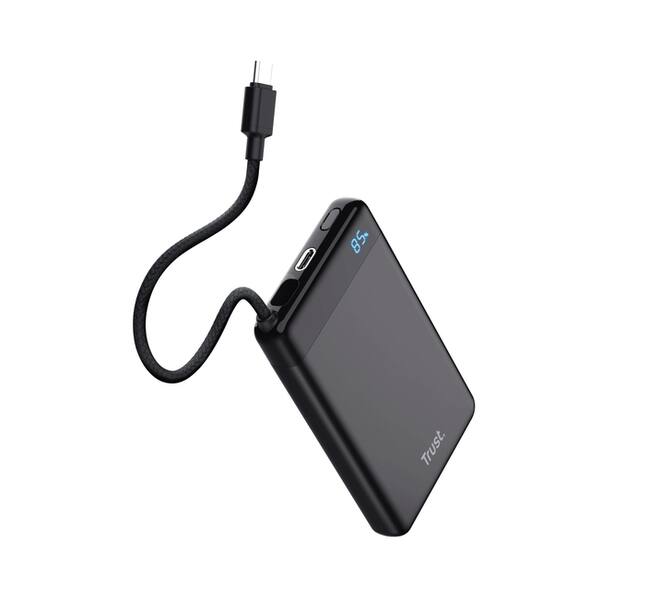 Powerbank Trust Fiera 10.000 met kabel