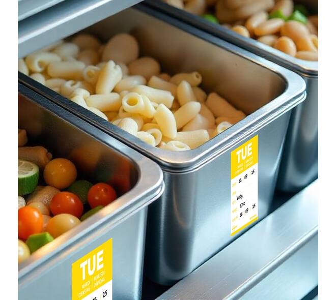 Etiket Avery HACCP dinsdag-geel 40x56mm 500 stuks