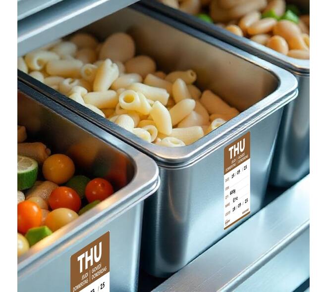 Etiket Avery HACCP donderdag-bruin 40x56mm 500 stuks