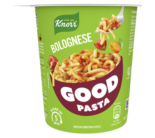 Good Pasta Knorr spaghetti bolognese cup
