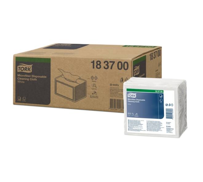 Microvezeldoek Tork Premium disposable 40 vel wit 183700