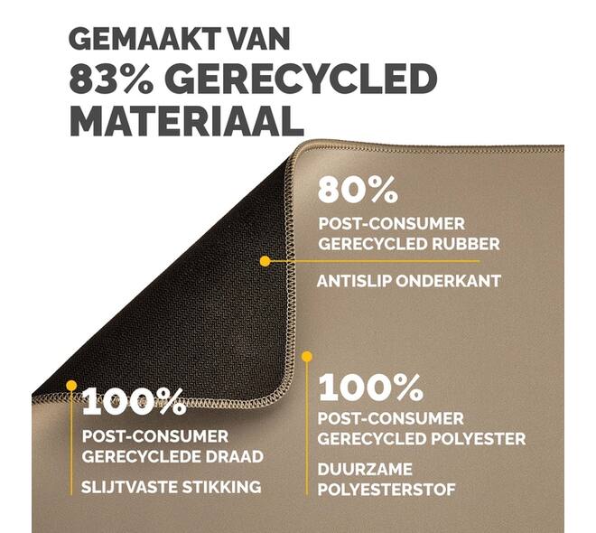 Muismat Fellowes Breyta XL zand