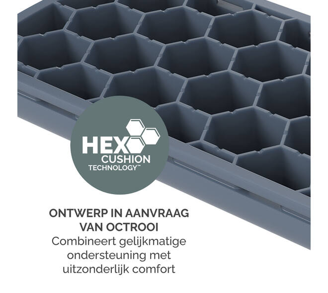 Muismat met polssteun Fellowes Breyta XL blauw