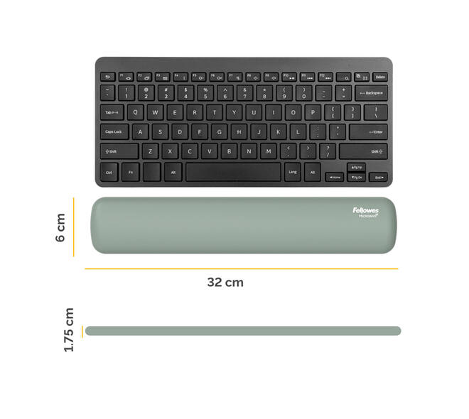 Polssteun Fellowes Breyta compact saliegroen