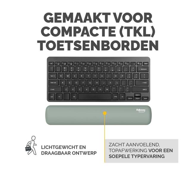 Polssteun Fellowes Breyta compact saliegroen