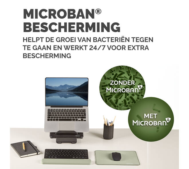Polssteun Fellowes Breyta compact saliegroen